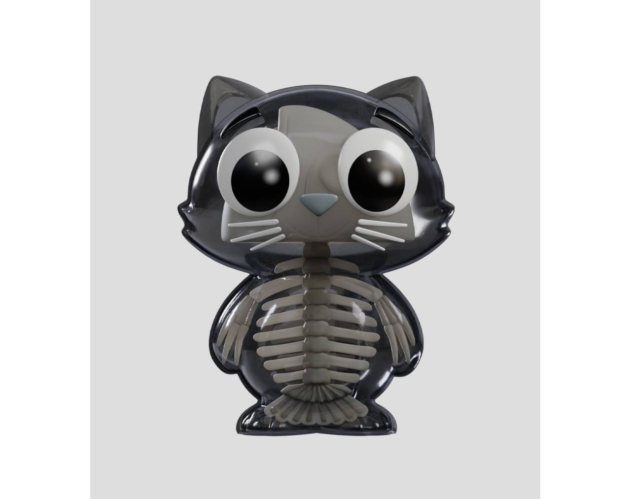 Catscans (Bare Bones) Blind Box - Kaleidos Creative (Cajita sorpresa)