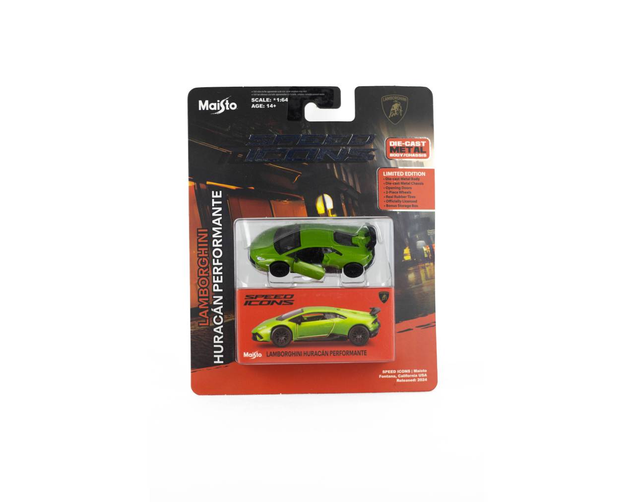 SPEED KORS LAMBORGHINI HURACÁN PERFORMANTE (VERDE) ESCALA 1:64