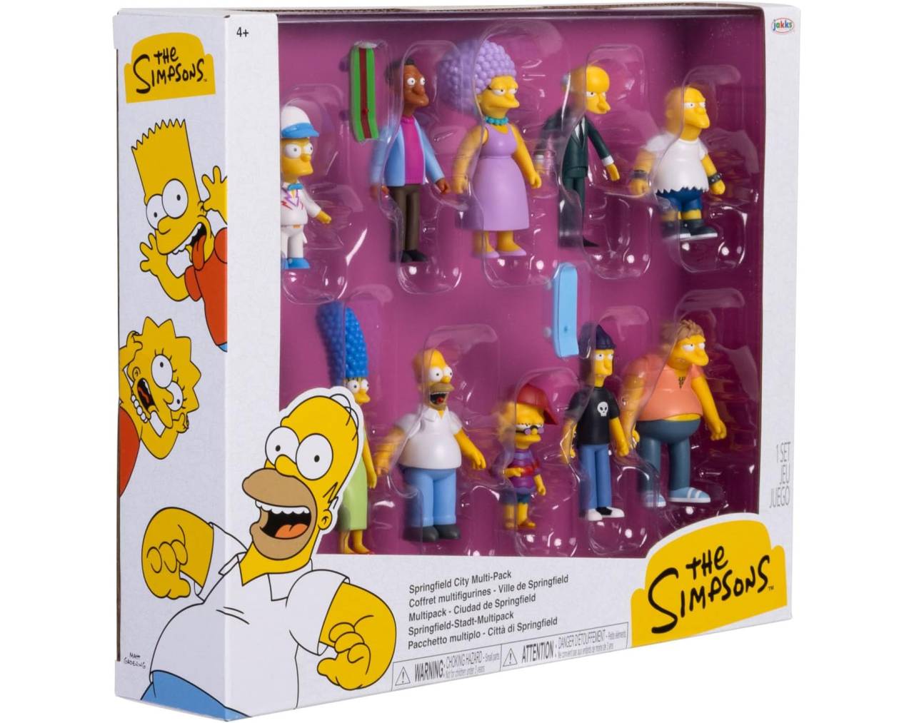 The Simpsons Jakks Pacific Los Simpson Multi-Pack de Ciudad Springfield
