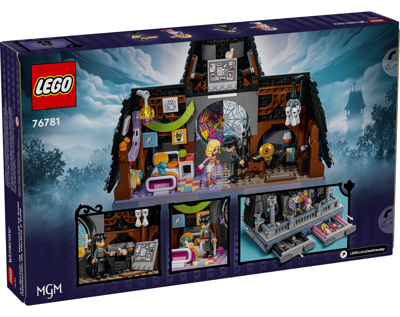 Dormitorio de Miércoles y Enid 76781 - LEGO
