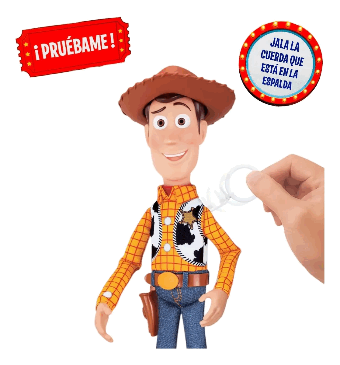 Sheriff Woody Figura de Acción que habla - Toy Mark