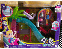 Polly Pocket Sunshine Splash Park - Set Parque Acuático con Muñeca